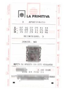 Jouer à La Primitiva Lotto Espagne en ligne
